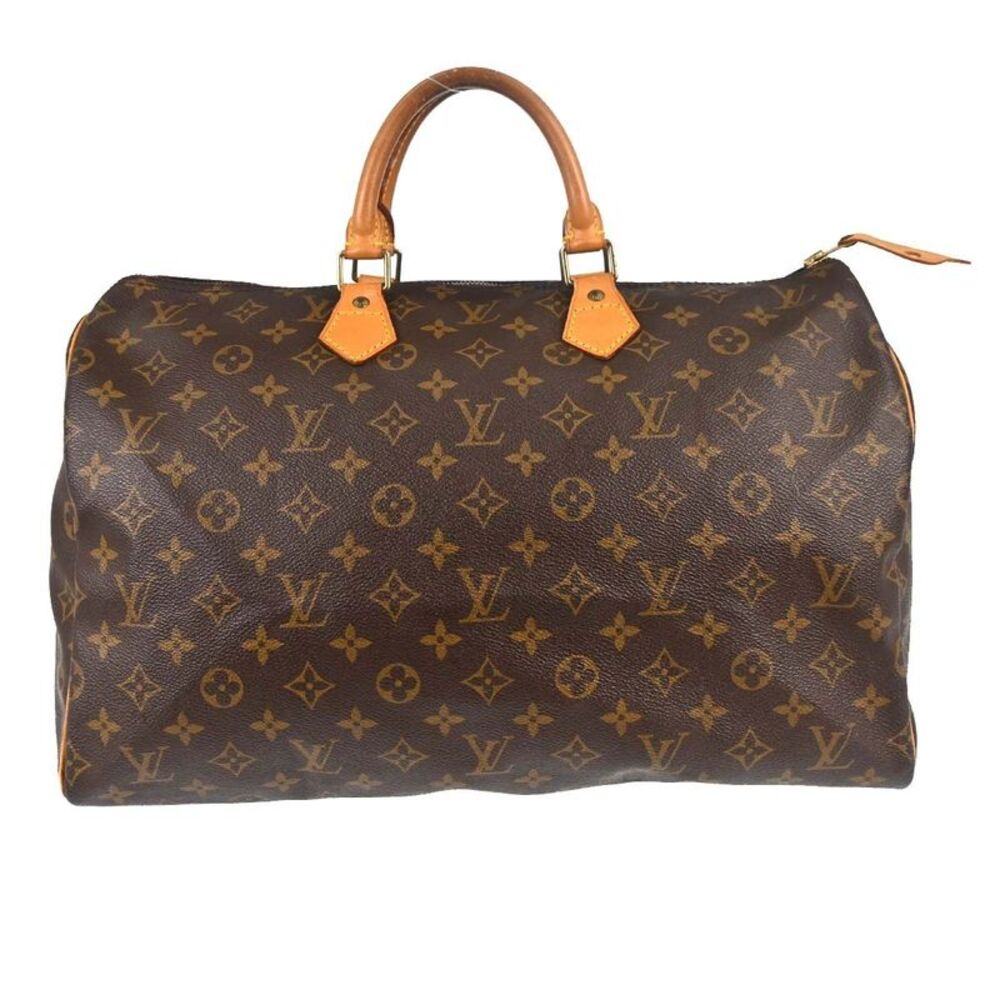 Louis Vuitton Speedy Monogram Brown Canvas Handbag